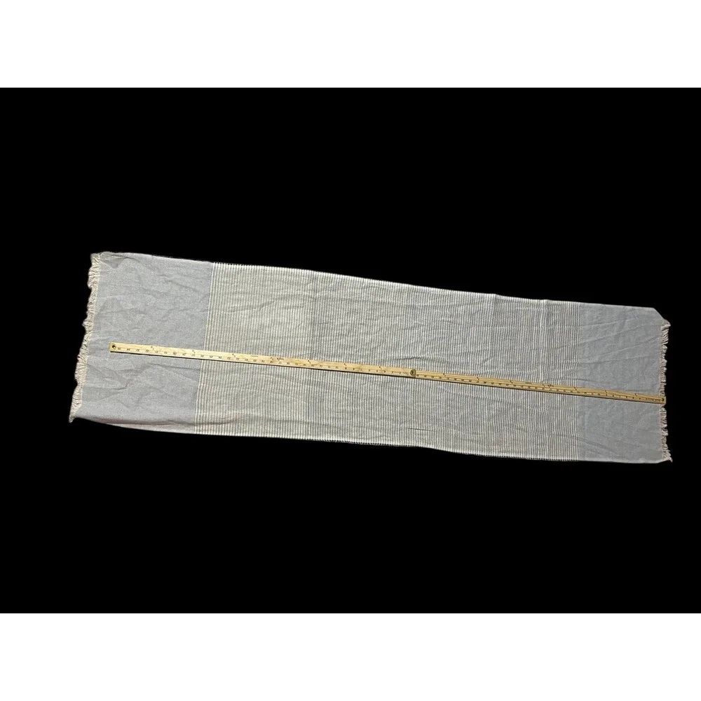 New with Tags BE KIND x tribe alive Striped Scarf Cotton Tassel Fringe‎ Neutral